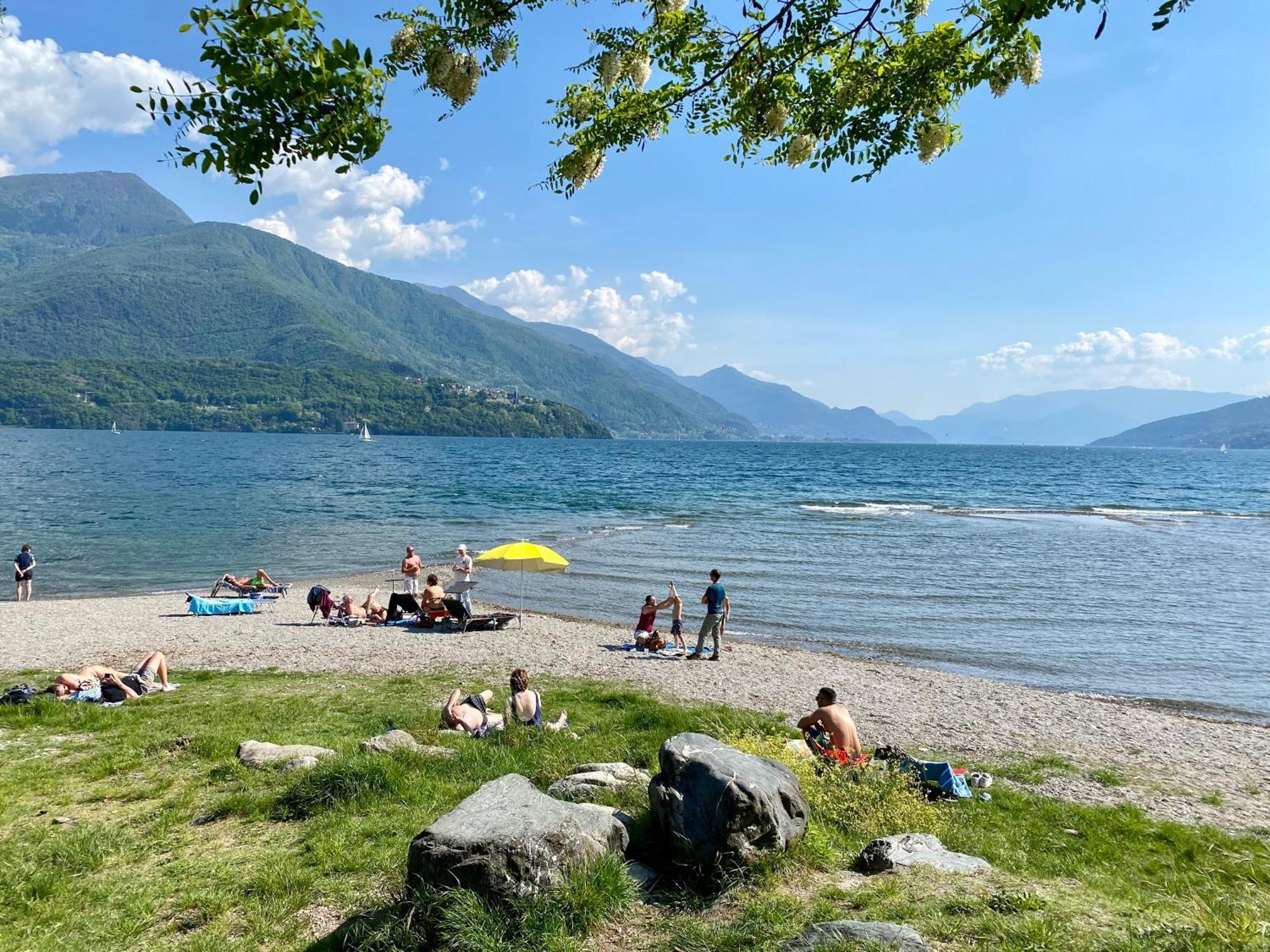 Villa Larius Gravedona Bagian luar foto